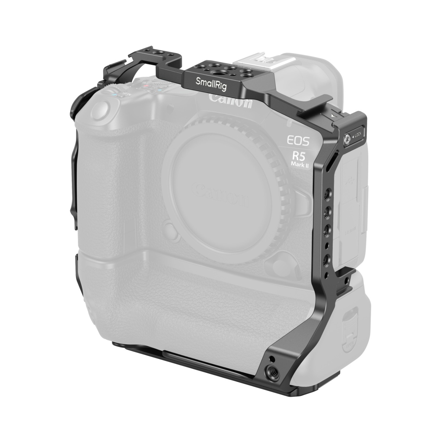 5623-1.jpg SmallRig Cage for Canon EOS R5 Mark II with Battery Grip BG-R20 5623 – Image 1