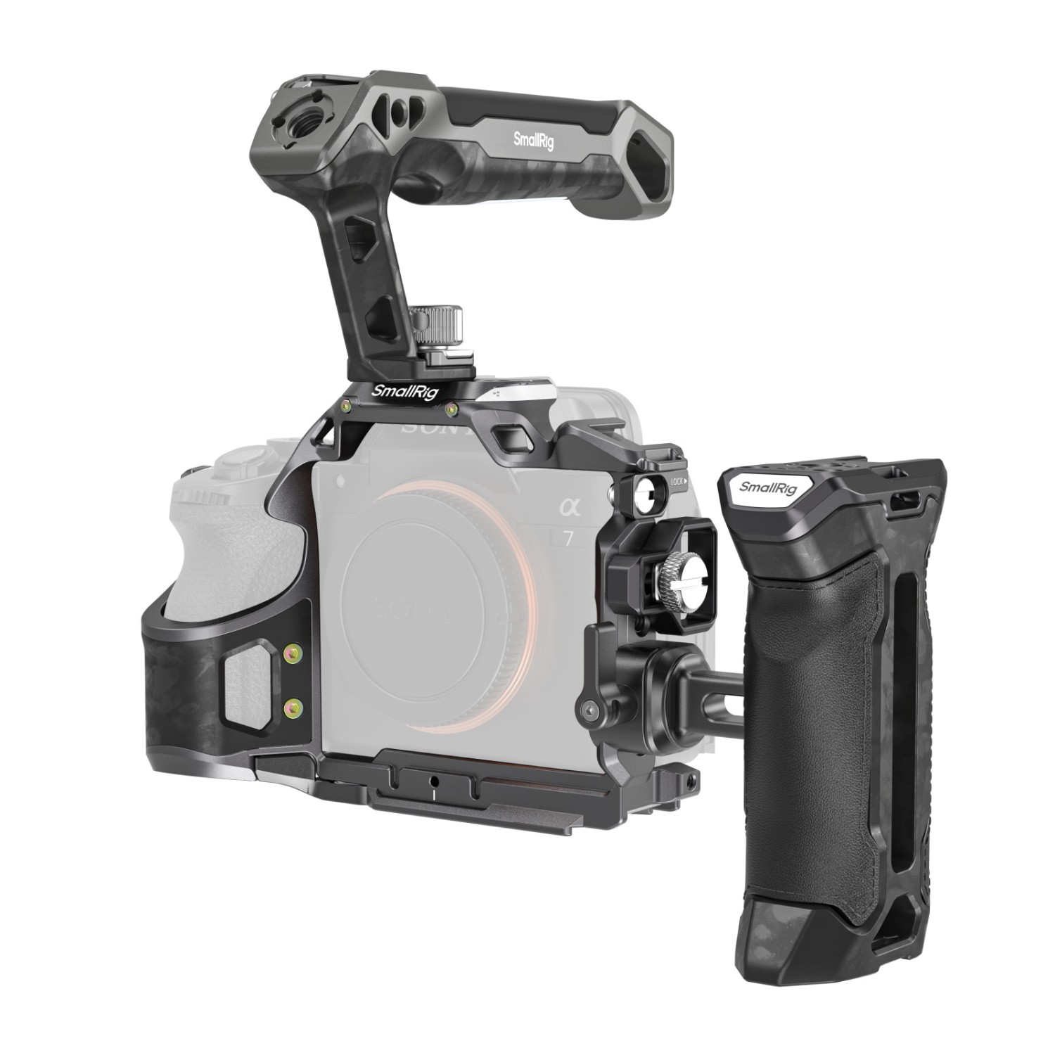 6031-1jpg.jpg SmallRig Advanced „Rhinoceros“ Cage Kit for Sony Alpha 7 V / 7R V / 7 IV 6031 – Image 1