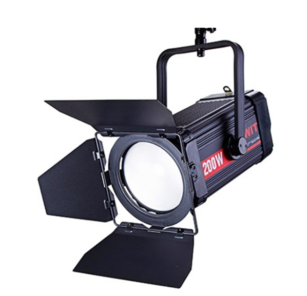 capture-280.png SWIT FL-C200D | 200W Bi-color Studio 65000lux TLCI99 LED Fresnel Spot Light – Image 1