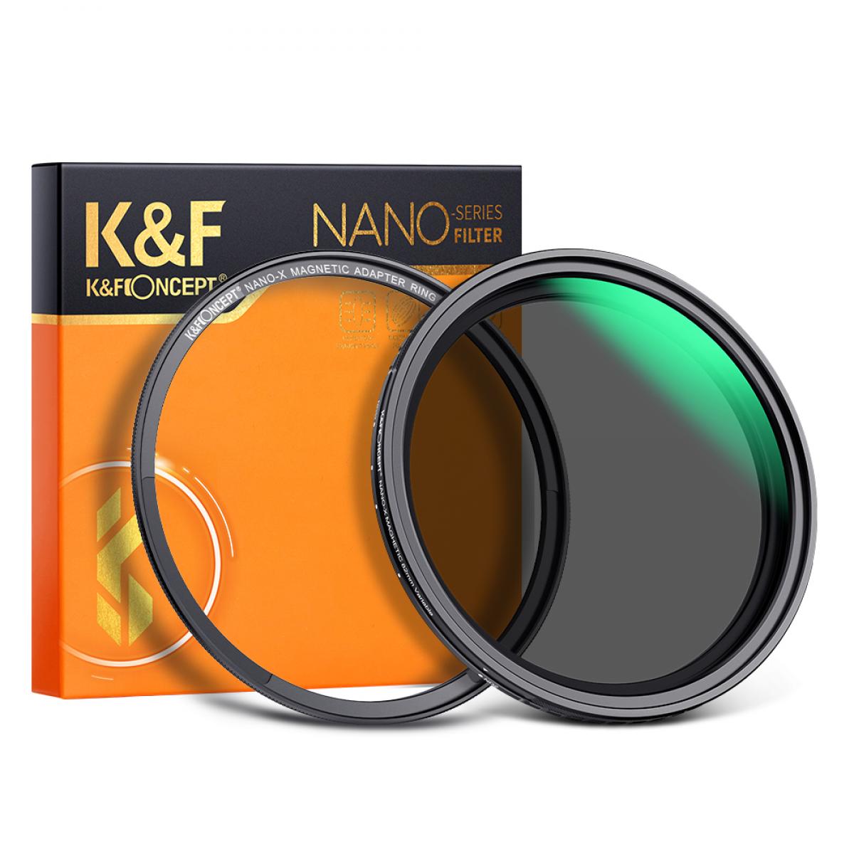 kf01-18471.jpg K&F Concept 82mm Magnetic Variable ND2-ND32 (1-5 Stop) – Image 1