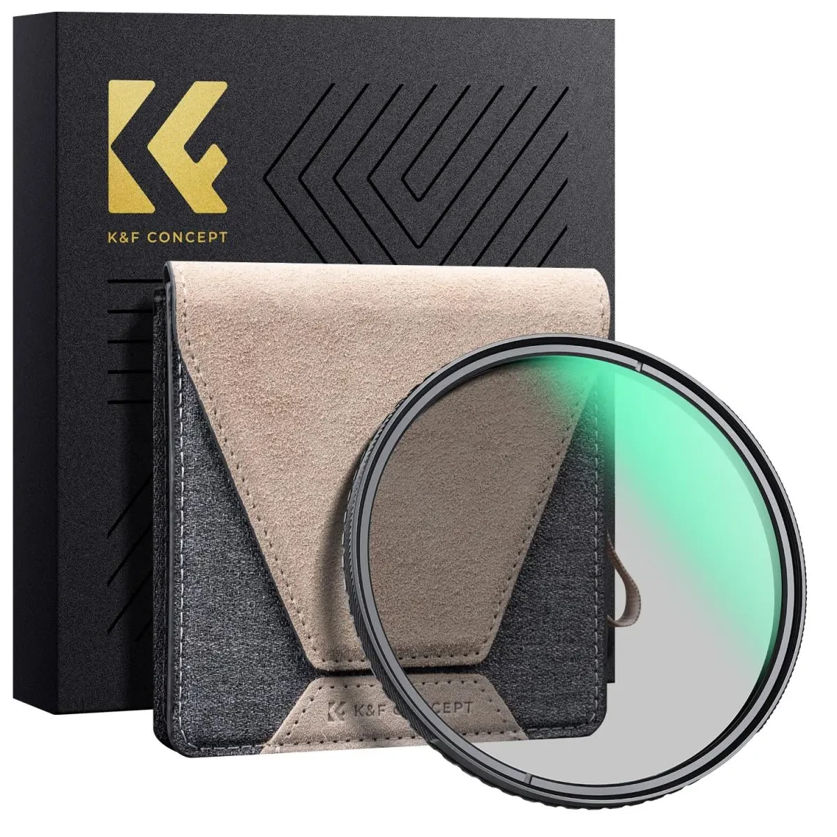 K&F 67MM CPL Filter, NANO-X Pro Brass Frame
